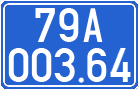 License plate of Vietnam, Government and public administrations