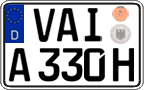German license plate, Plates for oldtimers (type 