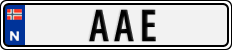 License plate of Norway, Vanity Plates