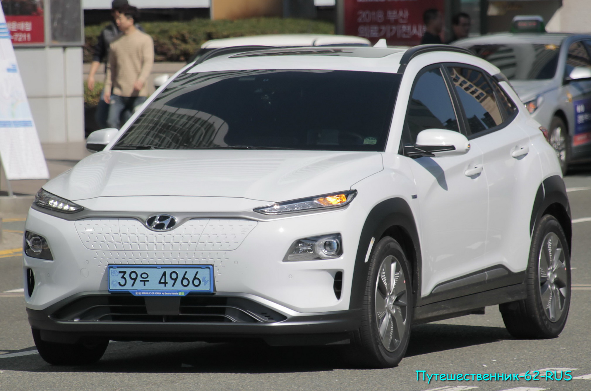39우 4966, Hyundai Kona 1st gen Electric (OS), 2018–2021