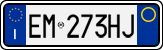 License plate of Italy, Cars (1994 year series)