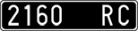 License plate of Italy, Cars (1927 year series)