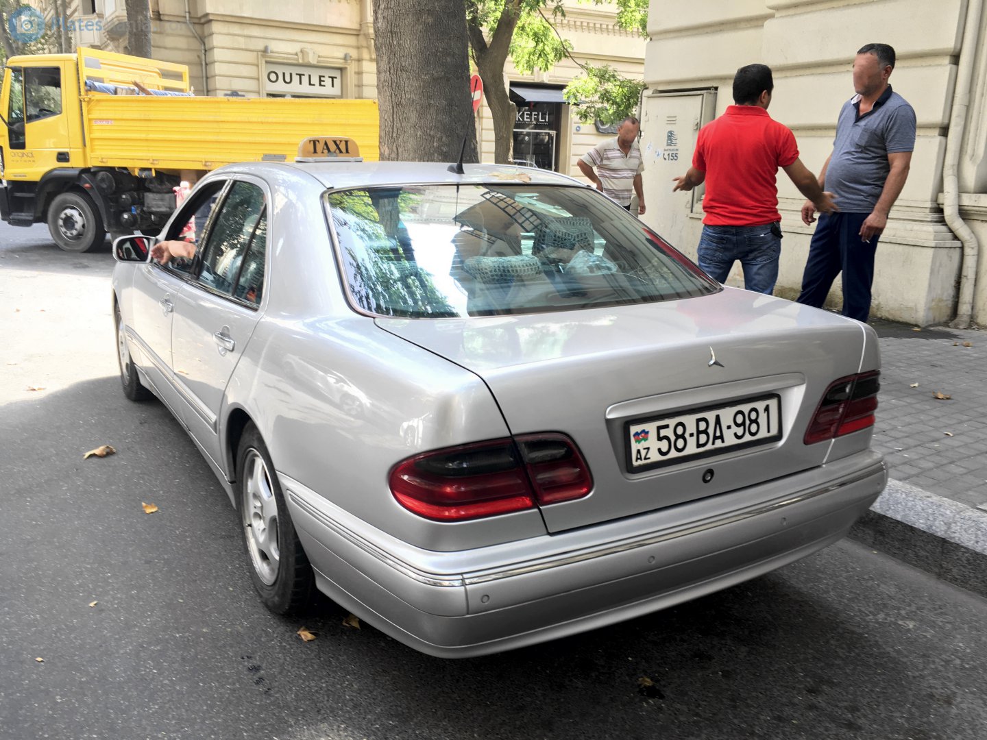 58 BA 981, Mercedes-Benz E-Klasse 2nd gen Sedan (W210), 1995­–2002