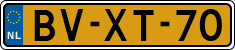 License plate of the Netherlands, Heavy Commercial Vehicles (1994 system)