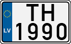 License plate of Latvia, Motorcycles