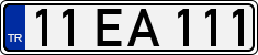 License plate of Turkey, Regular plates