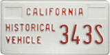 California, Historical (H/V XXXX)