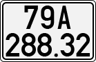License plate of Vietnam, Cars