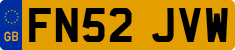 License plate of the United Kingdom, 2001 year system
