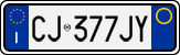 License plate of Italy, Cars (1994 year series)