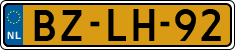 License plate of the Netherlands, Heavy Commercial Vehicles (1994 system)