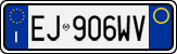 License plate of Italy, Cars (1994 year series)