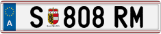 License plate of Austria, Regular plates