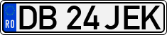 License plate of Romania, Regular plates