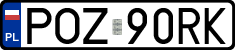 License plates of Poland, Regular car plates