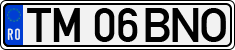 License plate of Romania, Regular plates