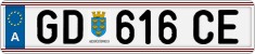 License plate of Austria, Regular plates