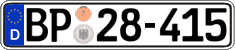 German license plate, Authorities and federal agencies