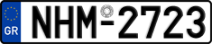 License plate of Greece, Cars