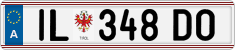 License plate of Austria, Regular plates
