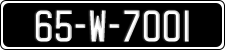 License plate of Ireland, Regular plates