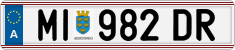 License plate of Austria, Regular plates