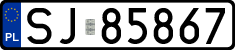 License plates of Poland, Regular car plates