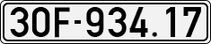 License plate of Vietnam, Cars