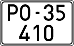License plates of Spain, 1900 year series