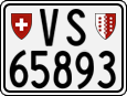 License plate of Switzerland, Motorcycles