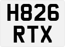 License plate of the United Kingdom, 1983 year system