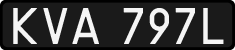 License plates of Poland, 1976 year system