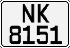License plate of Norway, Trailers, motorcycles, special vehicles