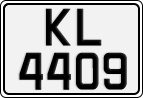 License plate of Norway, Trailers, motorcycles, special vehicles
