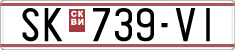 License plate of North Macedonia, Regular plates (1993)