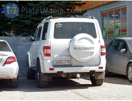 с890уу102, UAZ 3163 Patriot