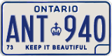 Ontario, ABC-123