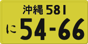 License plate of Japan, Private owners (Kei car)