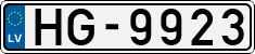 License plate of Latvia, Regular car plates