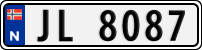 License plate of Norway, Trailers, motorcycles, special vehicles