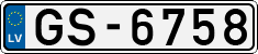 License plate of Latvia, Regular car plates