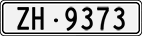 License plate of Switzerland, Cars