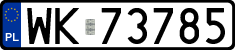 License plates of Poland, Regular car plates