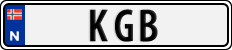 License plate of Norway, Vanity Plates