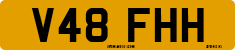 License plate of the United Kingdom, 1983 year system