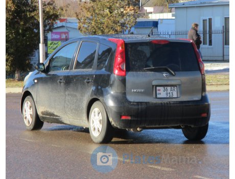 36 AR 913, Nissan Note