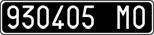 License plate of Italy, Cars (1927 year series)
