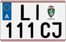 License plate of Austria, Regular plates