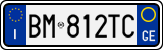 License plate of Italy, Cars (1994 year series)