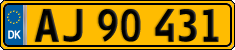 License plate of Denmark, Commercial vehicles